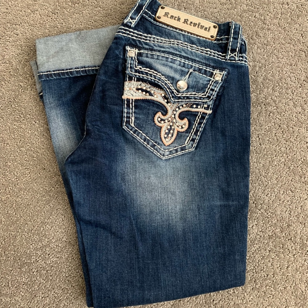 Rock Revival Avery Easy Capri Denim